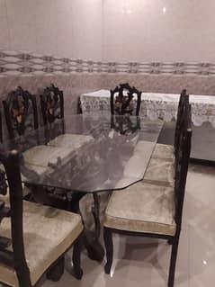 dinning table with 08 chairs