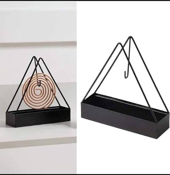 Mosquito metal Coil Stand Iron Coil Holder With Tray 1