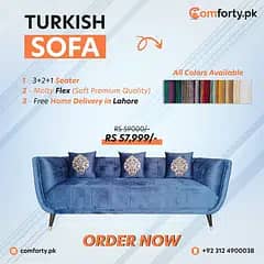 Sofa Set/Six Seater Sofa/Turkish Sofa/Molty Foam Seat/L-Shaped Sofa 8