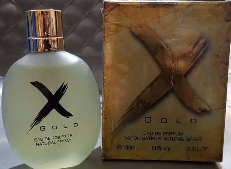 X. Gold Perfume Spray. 1