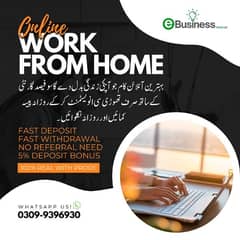 Online Work From Home Available 0309/9396930