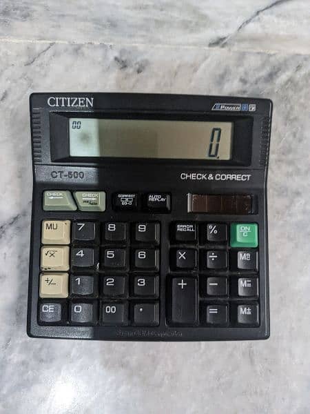 Citizen CT-500 Calculator 0