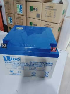 12v 24ah Used Dry Battery Available for Sale. . . Price 6500/