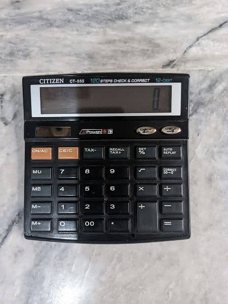 Citizen CT-555 Calculator 0