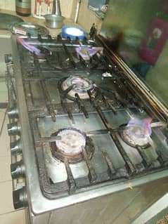 Gas & Electric stove oven
