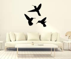 pack of. 3 wall decore sparrows. . . . . delivery available