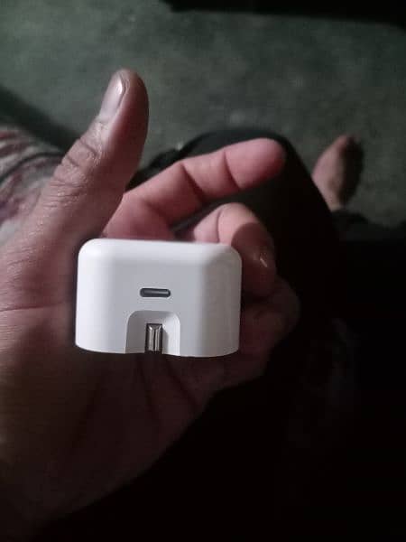 iPhone 3 pin adapter and original cable type c box wali 6