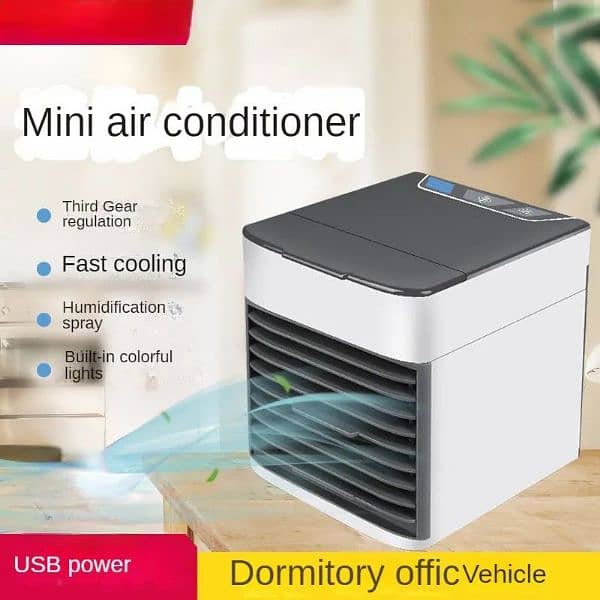 mini air cooler and AC fan 8