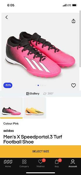 Adidas Football Turf Shoes Sz: US10 Original and Brand New 1