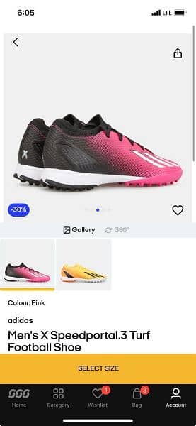 Adidas Football Turf Shoes Sz: US10 Original and Brand New 4