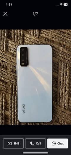 vivo y20 4/64 with box only total geniune