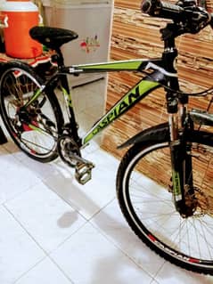 bicycle impoted ful size 26 inch aluminum body  saimano gears disk
