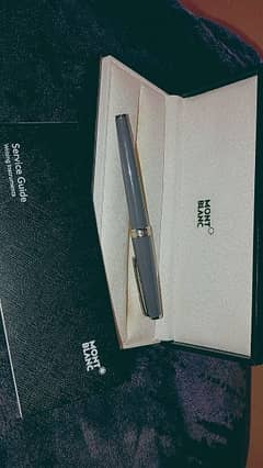 montBlanc PeN made by jermony grey color
