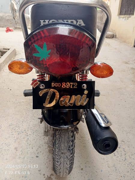 honda125 2015model very good condition document clear all Punjab numbr 13