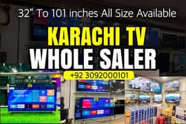32” Smart Brand New Led tv Youtube ,Playstore, Facebook 2024 model