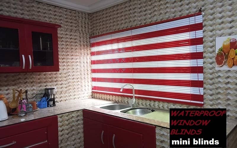 wooden blinds Mini blinds roller blinds for kitchen bathroom boss room 19