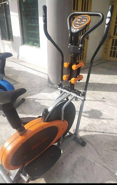 exercise cycle airbike elliptical machine cardio gym fitness spin bike 19