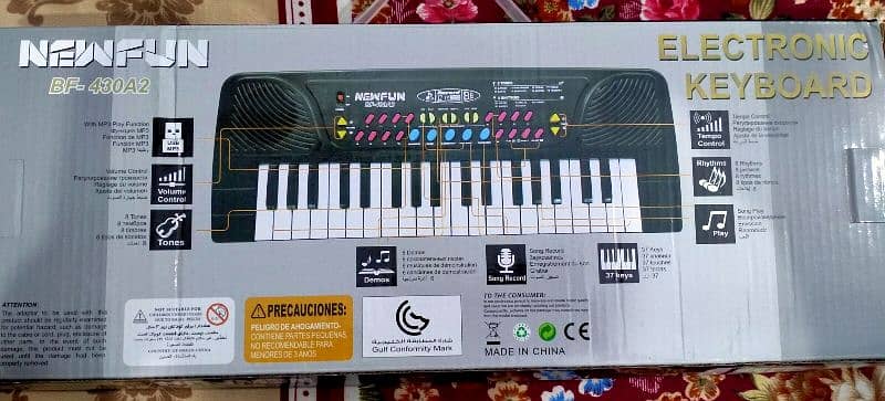 Electronic keyboard piano, USB Mp3 with mic for Kids & Adult 37 Keys 1