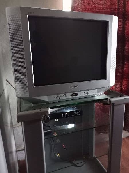 Sony WEGA 21 "  tv with trolley 3