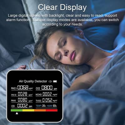 6 In 1 AQI Monitor Air Purifier humidifier meter - Air Purifiers ...