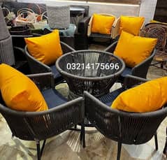 OUTDOOR GARDEN RATTAN UPVC FURNITURE SOFA SET CHAIRS TABLE UMBRELLA