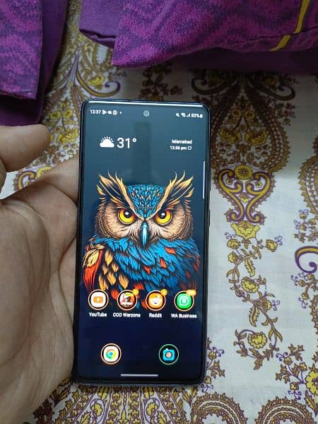 urgent sell samsung s20fe with box non pta burn in screen 6
