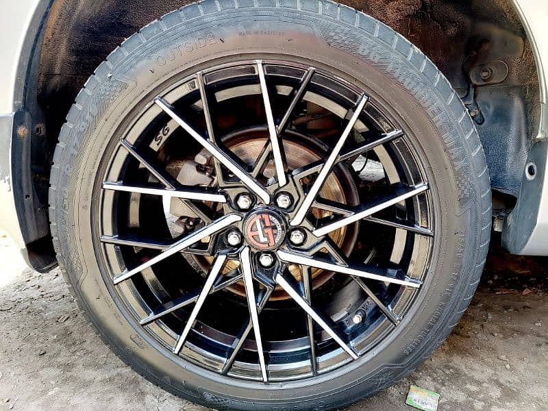 215/50/17 BG Thunder Max Tyre Rims Exchange Posibal With 16 inch Rims 3