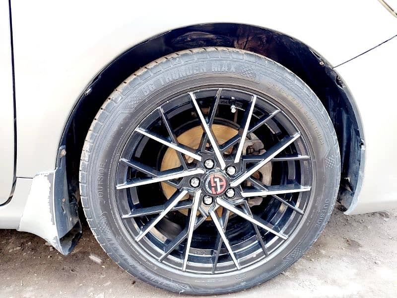 215/50/17 BG Thunder Max Tyre Rims Exchange Posibal With 16 inch Rims 4