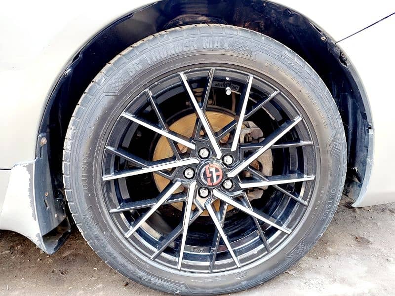 215/50/17 BG Thunder Max Tyre Rims Exchange Posibal With 16 inch Rims 5