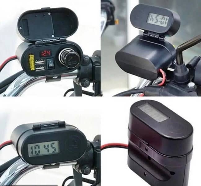 Bike USB Mobile Charger multifunction 4 in 1 4