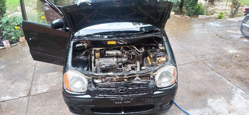 Hyundai Santro 2003 Model black colour 8