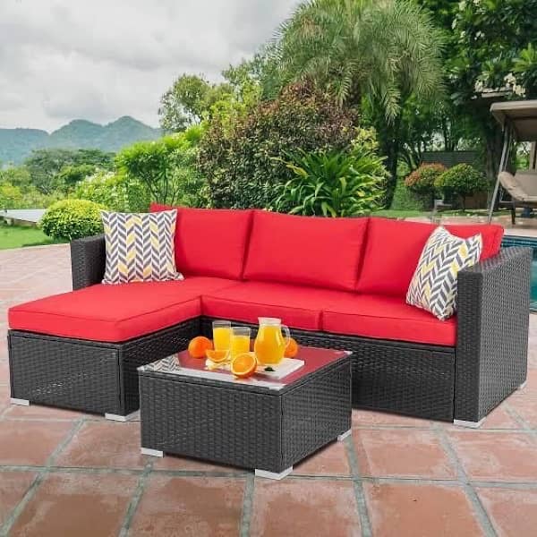 Outdoor Synthetic Rattan Furniture Long Lasting imported materials 13