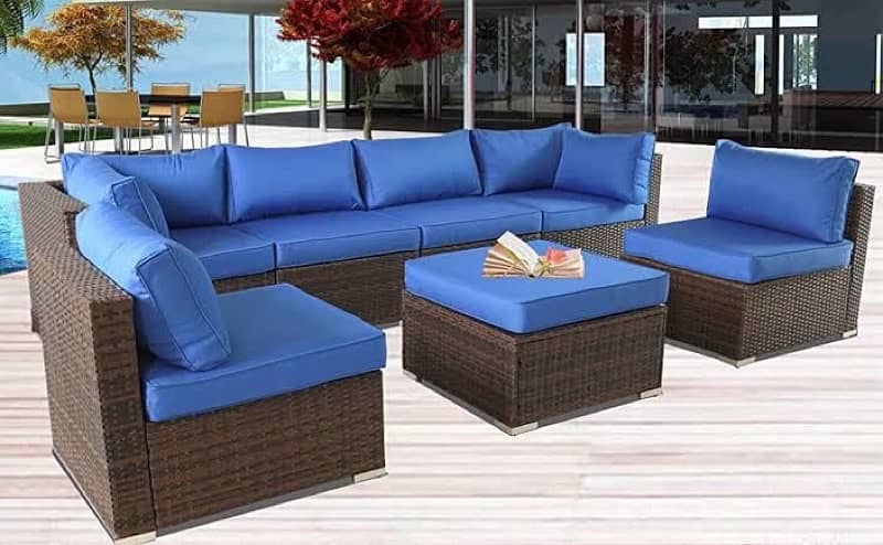 Outdoor Synthetic Rattan Furniture Long Lasting imported materials 14