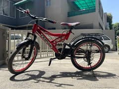 caspian cycle (red) for kids age 8-14. urgent sale