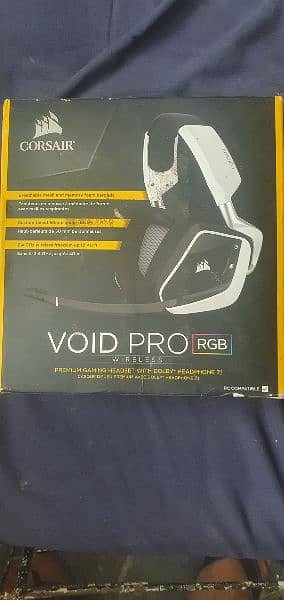 Corsair void Pro wireless  RGb gaming headphones 0