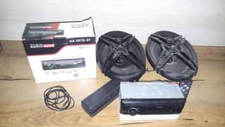 SONY CAR SPEAKERS WITH AUDIO BANK