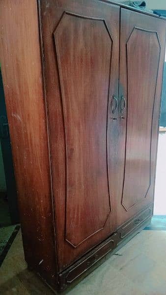 pure wooden wardrobe for sale 0