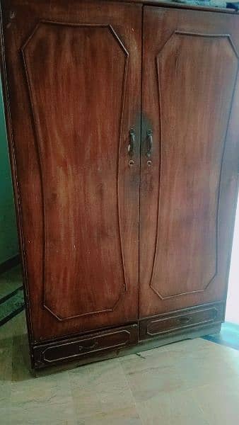 pure wooden wardrobe for sale 1