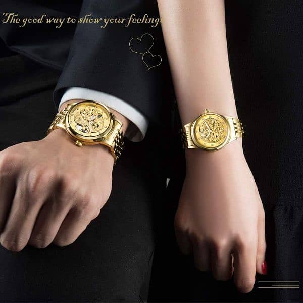 Luxury NOBJN Automatic Dragon Wrist Watch . 0