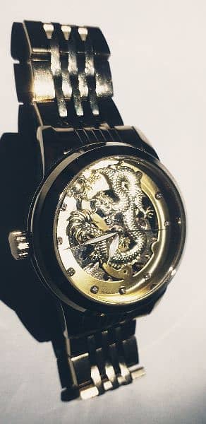 Luxury NOBJN Automatic Dragon Wrist Watch . 2
