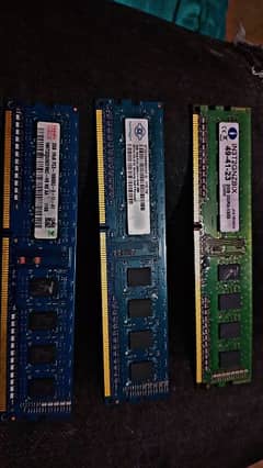 DDR 3 RAM 2 X 3 FOR SALE