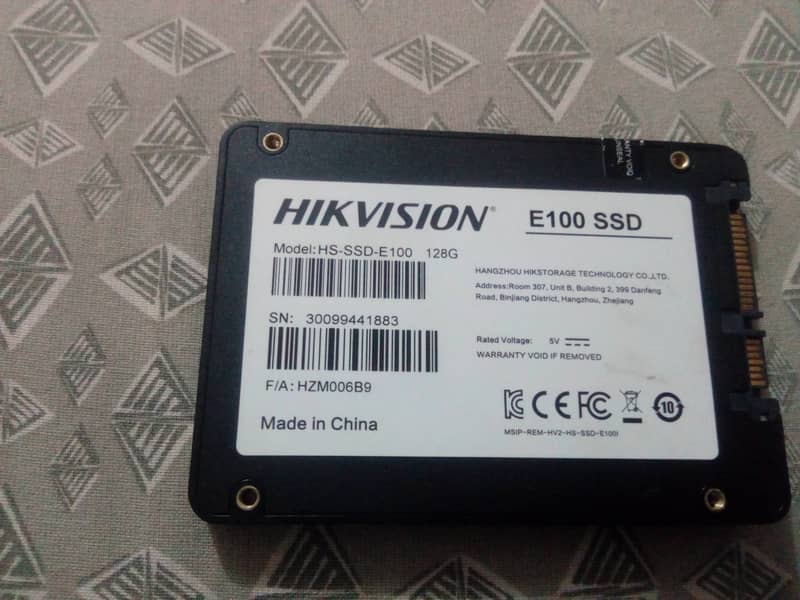 SSD 128gb Hard drive 1