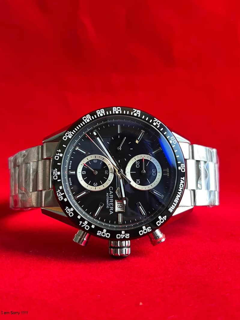 TAG HEUER CARRERA CHRONOGRAPH BLACK DIAL AUTOMATIC 0
