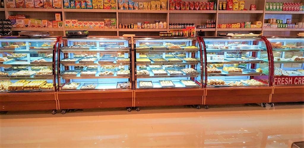 dairy chiller /cake chiller/ bakery hotcase/ sweet counter 17