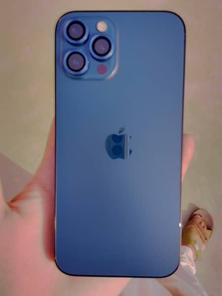 I phone 12 pro max blue colour 256 Gb 2