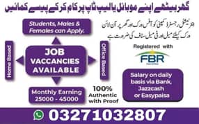Male&female staff required