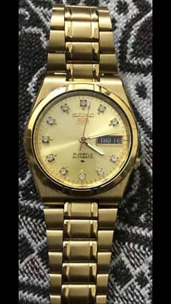 SEIKO 5 Gold Edition Automatic wrist Watch 0