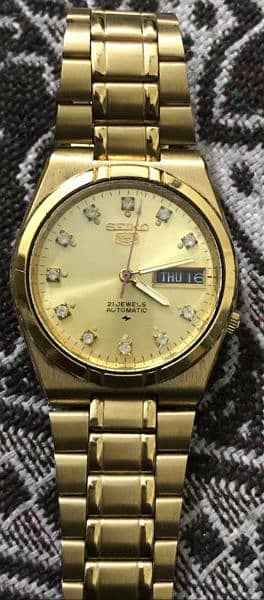 SEIKO 5 Gold Edition Automatic wrist Watch 1