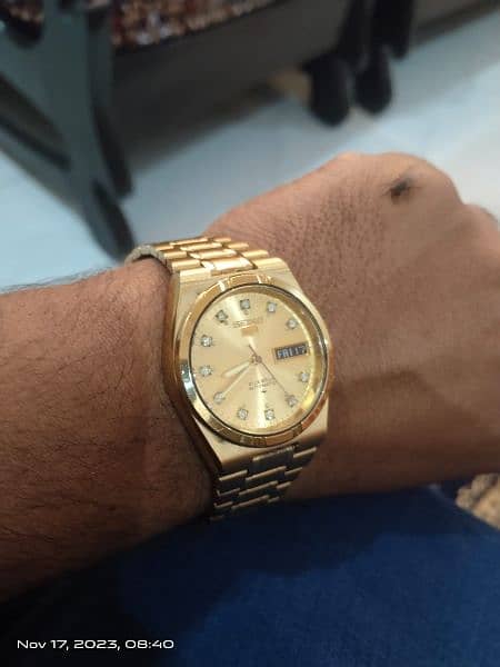SEIKO 5 Gold Edition Automatic wrist Watch 6