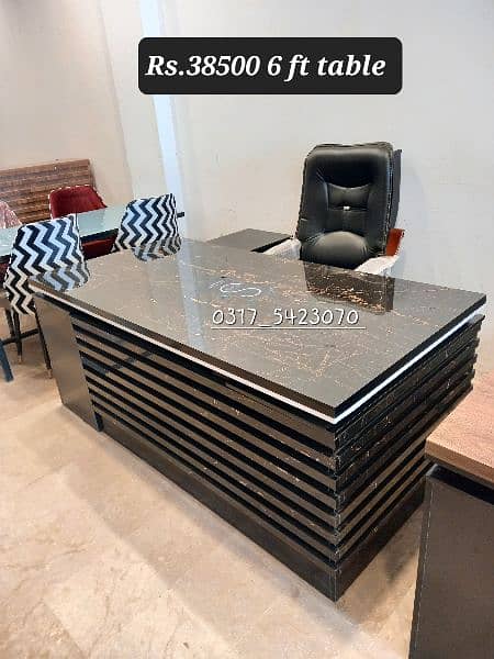 Executive Office Table L shape Metal Table Office Executive Table 18